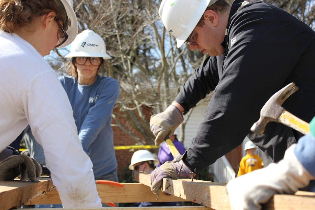 Crafting Captivating Headlines: Your awesome post title goes here Habitat for Humanity project with undergraduate students working during spring break.